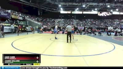 3A 285 lbs Quarterfinal - Caden Dalling, Sugar-Salem vs Jake Carr, McCall-Donnelly