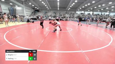 126 lbs Rr Rnd 3 - Jackson Baglio, Team Shutt Wrestling Prep vs Tanner Halling, TYW New Breed High School