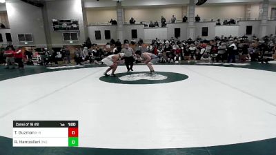 182 lbs Consi Of 16 #2 - Tayel Guzman, New Bedford vs Rajan Hamzallari, Quincy