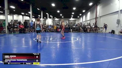 71 lbs 2nd Wrestleback (8 Team) - Abel Mixon, Kansas vs Johnathan Thompson, Iowa