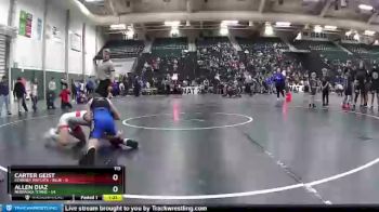 119 lbs Round 1 (6 Team) - Allen Diaz, Nebraska Titans vs Carter Geist, Kearney Matcats - Blue