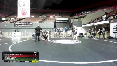 165 lbs Champ. Round 1 - Easton Glanville, California vs Emeri Ortiz, Bloodline Wrestling