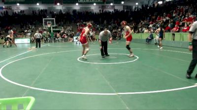 195 lbs Quarterfinal - Orlan Foster, Connersville vs Shaun Glass, New Palestine