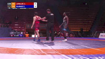 74kg - Joey Lavallee, USA vs Emmanuel Olapade, CAN