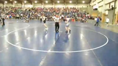 129 lbs Champ. Round 2 - Bode Shaw, Stansbury vs Hayden Nielsen, Skyline High School