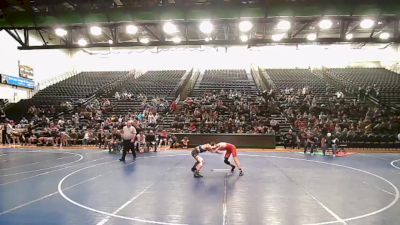 BJH 117 lbs 1st Place Match - Riker O`Hearon, Boys Jr High vs Joe Whitford, Boys Jr High