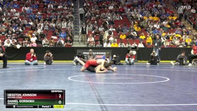 2A-175 lbs Semifinal - Daniel Gorskikh, Knoxville vs Hesston Johnson, Roland-Story