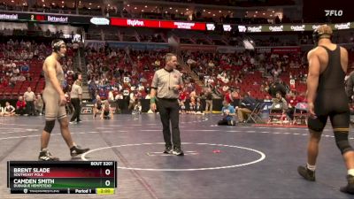 3A-190 lbs Champ. Round 2 - Brent Slade, Southeast Polk vs Camden Smith, Dubuque Hempstead