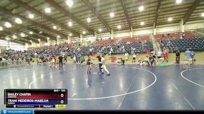 125 lbs 1st Place Match - Bailey Chafin, Oregon vs Teani Medeiros-Maielua, Hawaii