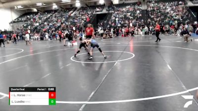 73 lbs Quarterfinal - Liam Horse, Cozad Youth Wrestling Club vs Link Luedke, Wray Wrestling Club