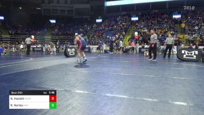 120 lbs Round Of 32 - Nolan Hazlett, Hempfield vs Reese Norley, Faith Christian