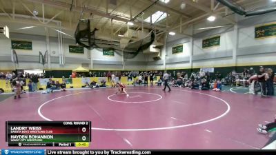 75-80 lbs Cons. Round 2 - Landry Weiss, Dakota Boyz Wrestling Club vs Hayden Bohannon, Windy City Wrestlers