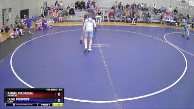 83 lbs Round 3 - Angel Madrigal, Pirate WC vs Luke Provost, COWA