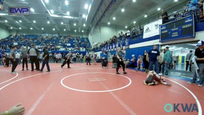 66 lbs Consolation - Marshall McGuire, Perry Wrestling Academy vs Conley Robinson, Pawnee Peewee Wrestling