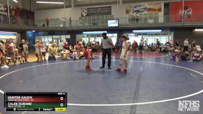 110 lbs Round 3 (8 Team) - Caleb Durand, WALA Littles vs Hunter Gauch, Missouri Mon-Stars