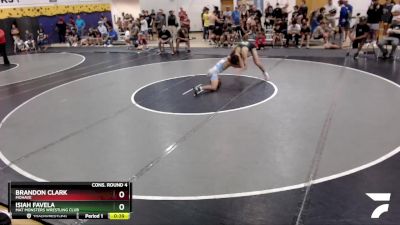 126 lbs Cons. Round 4 - Isiah Favela, Mat Monsters Wrestling Club vs Brandon Clark, Mohave