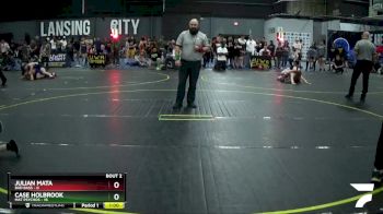 56 lbs Round 1 (4 Team) - Case Holbrook, Mat Psychos vs Julian Mata, Bad Bass