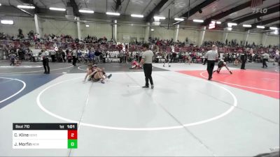 138 lbs Round Of 16 - Chad Kline, Dove Creek Wrestling Club vs Jayden Morfin, New Mexico Bad Boyz