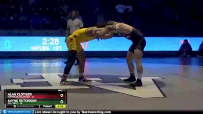 197 lbs Finals (2 Team) - Alan Clothier, Northern Colorado vs Kayne Hutchison, Air Force