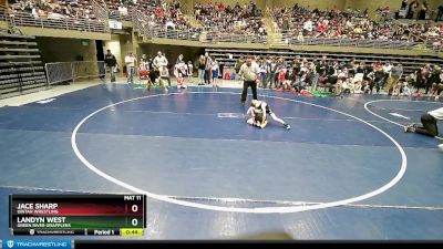 64 lbs Cons. Round 2 - Jace Sharp, Uintah Wrestling vs Landyn West, Green River Grapplers