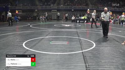 57 lbs Round Of 32 - Cambreean Walls, Southern Huntington vs Lena Pallone, Quakertown