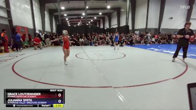 100 lbs Quarterfinal - Grace Loutzenhiser, Pioneer Grappling Academy vs Julianna Smith, Wynooche Valley Wrestling Academy