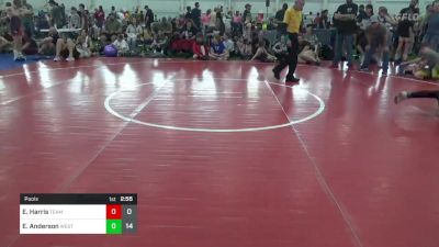 80 lbs Pools - Ethan Harris, Team Palmetto vs Easton Anderson, West Virginia Wild