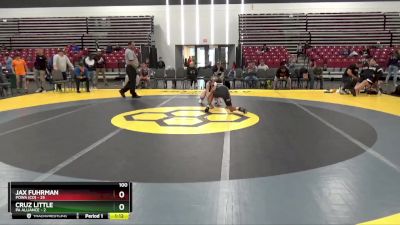 100 lbs Placement Matches (8 Team) - Jax Fuhrman, POWA (CO) vs Cruz Little, PA Alliance