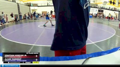 93 lbs 1st Place Match - Jonathan Nordyke Jr., Region Wrestling Academy vs Oliver Maidment, Midwest Regional Training Center