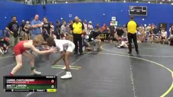 90 lbs Round 3 (6 Team) - Jamiel Castleberry, American Gladiators vs Brett Larson, Untouchables White