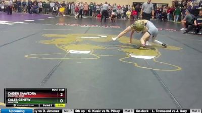 3 - 126 lbs Quarterfinal - Caiden Saavedra, Staunton River vs Caleb Gentry, Lafayette