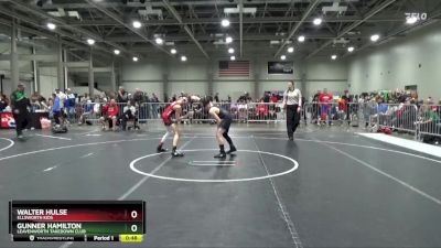 100 lbs Cons. Round 1 - Gunner Hamilton, Leavenworth Takedown Club vs Walter Hulse, Ellsworth Kids