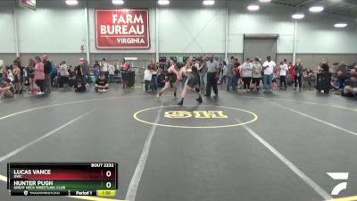 165 lbs Quarterfinal - Lucas Vance, GWC vs Hunter Pugh, Great Neck Wrestling Club