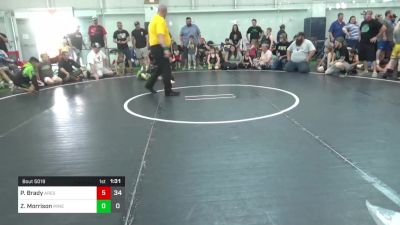 70 lbs Pools - Padraig Brady, Ares W.C. (MI) vs Zander Morrison, Mineral Wells Bulldawgs