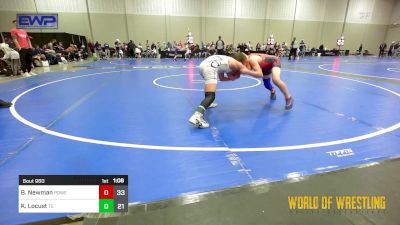 90 lbs Rr Rnd 5 - Beckett Newman, Powerhouse Elite 9u vs Karter Locust, Takedown Elite 9u