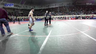 161 lbs Quarterfinal - Kash Kirby, Blackwell Wrestling Club vs Gauge Vogel, Pryor Tigers Wrestling