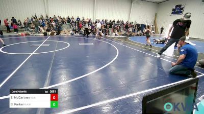 67 lbs Consolation - Easton McCartney, Scissortail Wrestling Club vs Gray Parker, R.A.W.