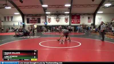 220 lbs Round 3 - Evan Franke, Muscatine vs Trent Wilkerson, New London