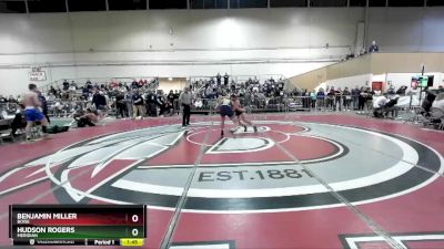 170 lbs Semifinal - Hudson Rogers, Meridian vs Benjamin Miller, Boise