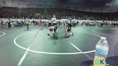 67 lbs Quarterfinal - Joseph Arsee Jr, R.A.W. vs Ben Keeley, Verdigris Youth Wrestling