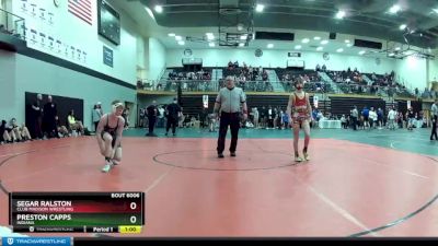 119 lbs Champ. Round 1 - Segar Ralston, Club Madison Wrestling vs Preston Capps, Indiana