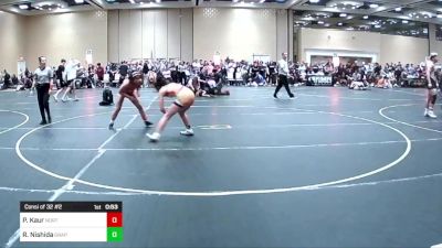 116 lbs Consi Of 32 #2 - Prabhleen Kaur, North Coast Grapplers vs Rylie Nishida, Grapplers HI