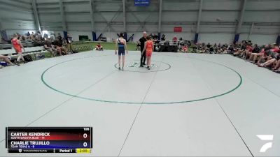 106 lbs Placement Matches (16 Team) - Carter Kendrick, South Dakota Blue vs Charlie Trujillo, Team Texas A