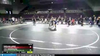 130 lbs Round 5 (10 Team) - Cye Oringdulph, Colorado Regulators Wrestling Club vs Waylon Lopez, Victory Training Center