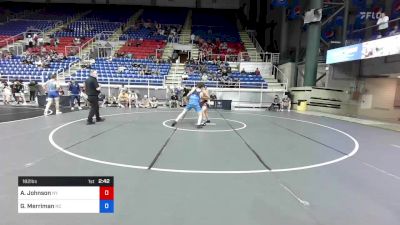 182 lbs Cons 16 #1 - Aaron Johnson, New York vs Gregory Merriman, North Carolina