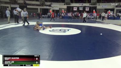 106 Elite Varsity Quarterfinal - Gavin Lee, North Hall vs Brady Hunter, Jesuit