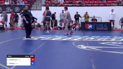 86 kg Rnd Of 64 - Erik Anderson, Western Colorado Wrestling Club vs Luke Peltier, Mat-Su Matmen