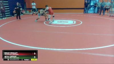 170 lbs Cons. Semi - Briar Whaley, Crossroads Wrestling vs Seth Lindsay, Ground Zero Wrestling