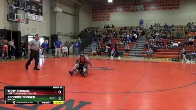 174 lbs Cons. Round 2 - Tony Connor, Labette Community College vs Keondre Bonner, Barton