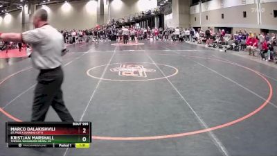 150 lbs Champ. Round 3 - Kristjan Marshall, Topeka-Washburn Rural HS vs Marco Dalakishvili, St. Pius X (Kansas City)